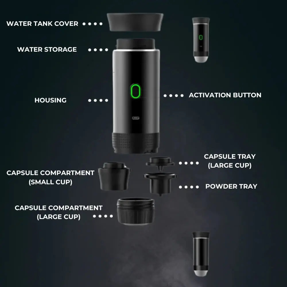 Portable Coffee Maker 3-in-1 - TARHUS