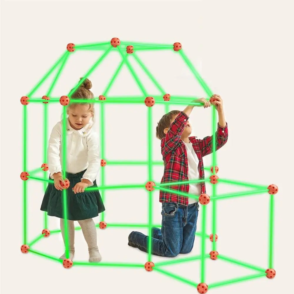 TinyBuilders | Childrens Fort Building Kit - TARHUS