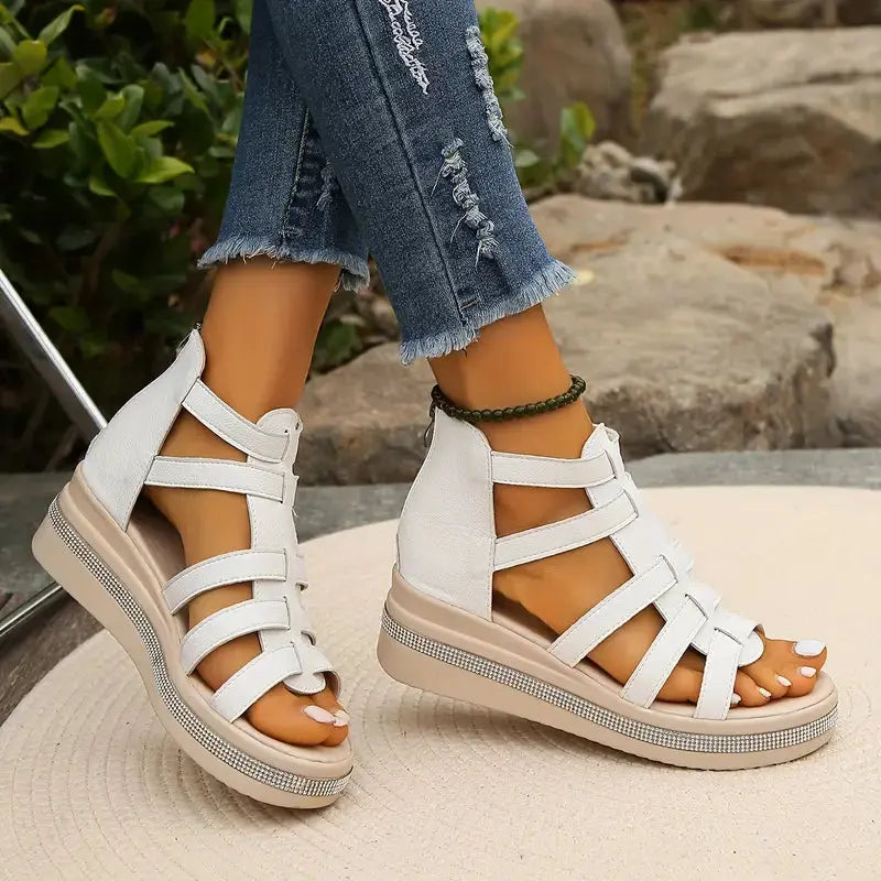 Capri | Orthopedic Gladiator Sandals – Comfortable Summer Sandals with Arch Support TARHUS Women's Shoes