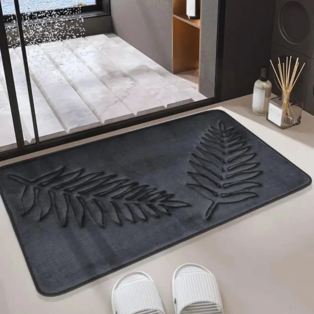 Veloura Leaf Comfort Bath Mat Set • Plush & Absorbent - TARHUS