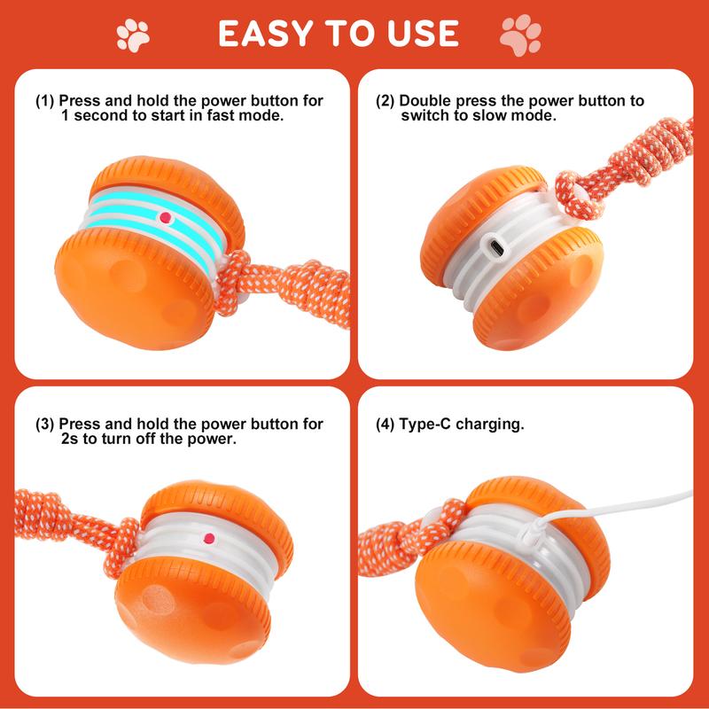 Interactive Dog Toy | Smart Rolling Ball for Active Pets TARHUS Pets