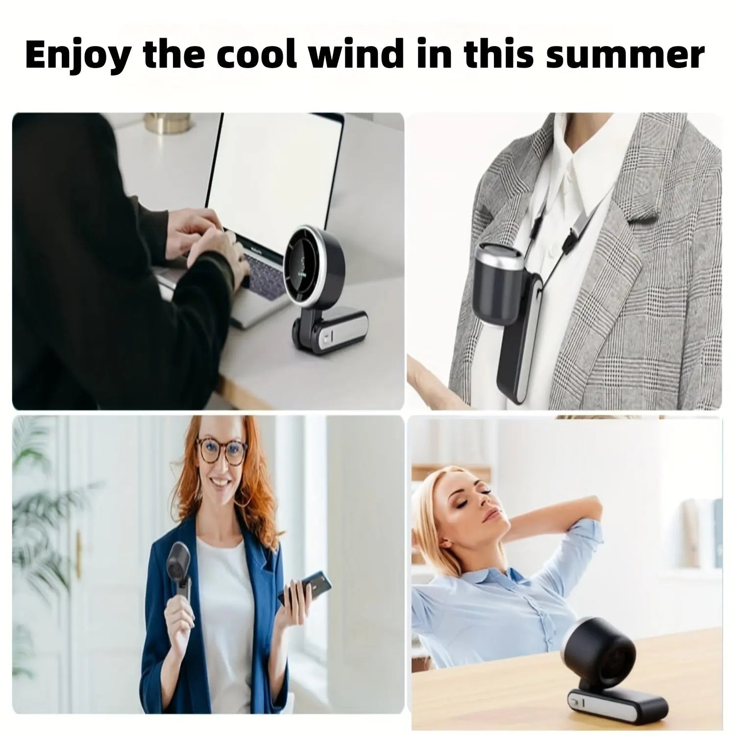 Portable Foldable USB Handheld Fan – Ultra-Quiet 5-Speed Rechargeable Fan TARHUS Electronics & Gadgets