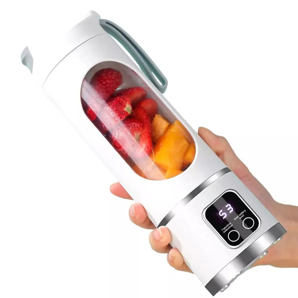 Portable Smoothie Blender – Compact USB Rechargeable Juicer for Fresh Fruit, Travel-Friendly - TARHUS