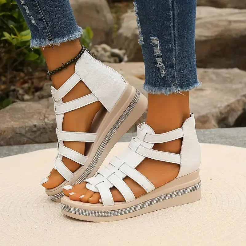Capri | Orthopedic Gladiator Sandals – Comfortable Summer Sandals with Arch Support TARHUS Women's Shoes