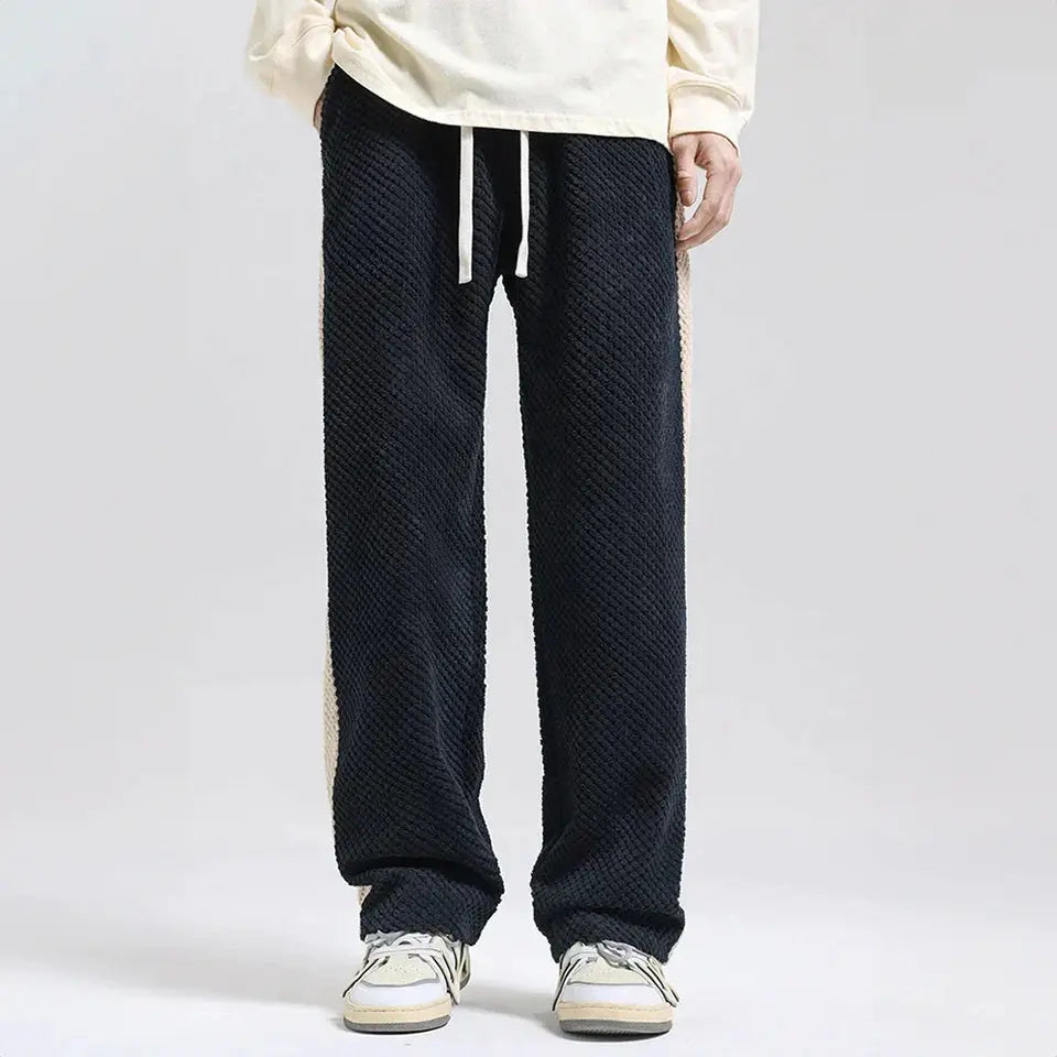 Ludovic - Hype embossed corduroy jogging pants - TARHUS