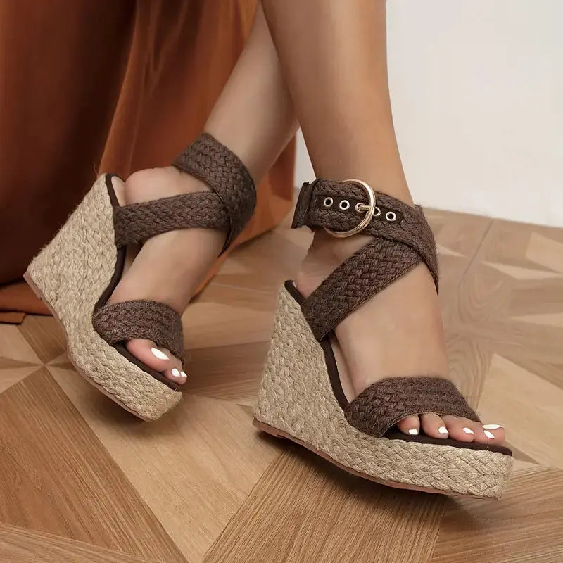 Amalfi | Rope Wedge Sandals - Women's Espadrille Sandals TARHUS Women's Shoes