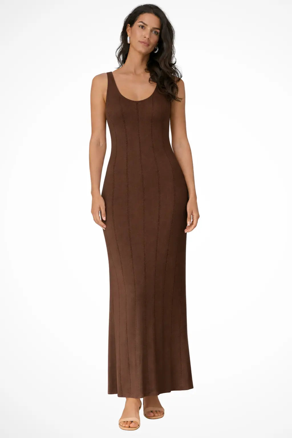 Serena | Women Sleeveless Knit Maxi Summer Wedding Guest Dress TARHUS Maxi Dress