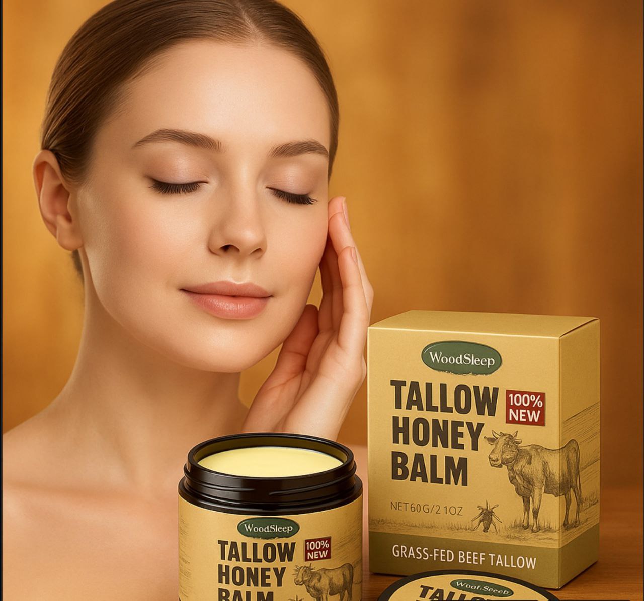 Whipped Glow Tallow & Honey Balm — Natural Face & Body Moisturiser TARHUS Care & Health
