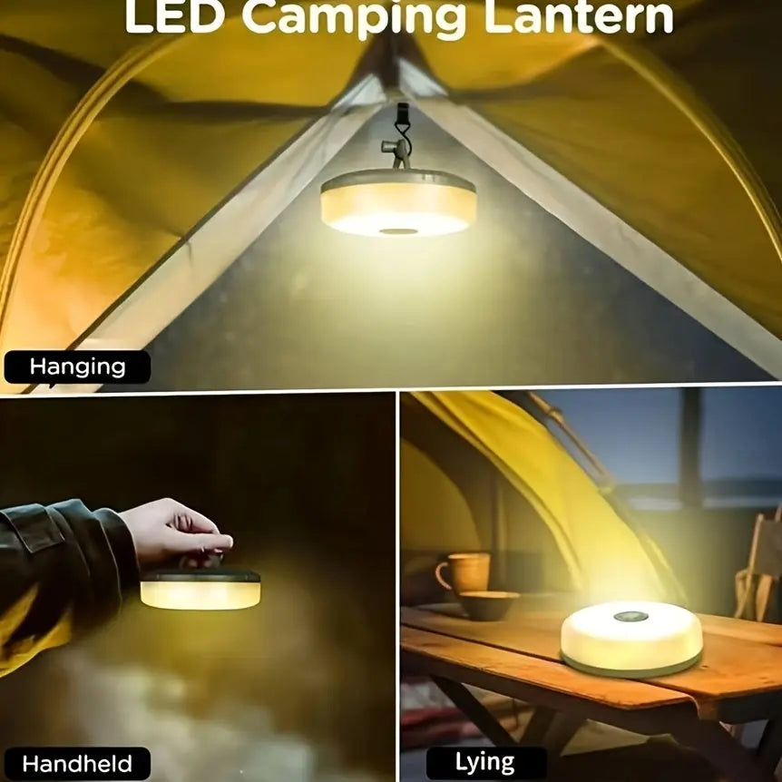 2-in-1 Rechargeable Camping Light String – Waterproof with 5 Light Modes for Outdoor - TARHUS