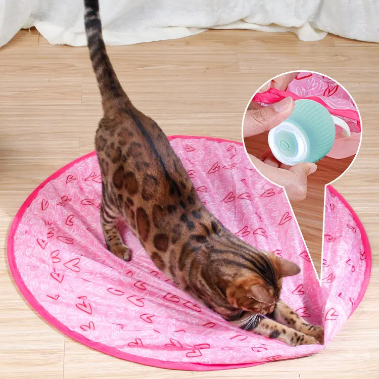 PowsPlay™ | 360° Rotating Interactive Cat Toy - TARHUS