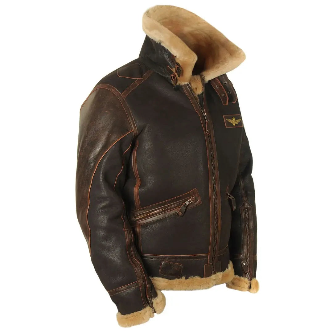 Men’s Pilot Winter Coat – Classic Bomber - TARHUS