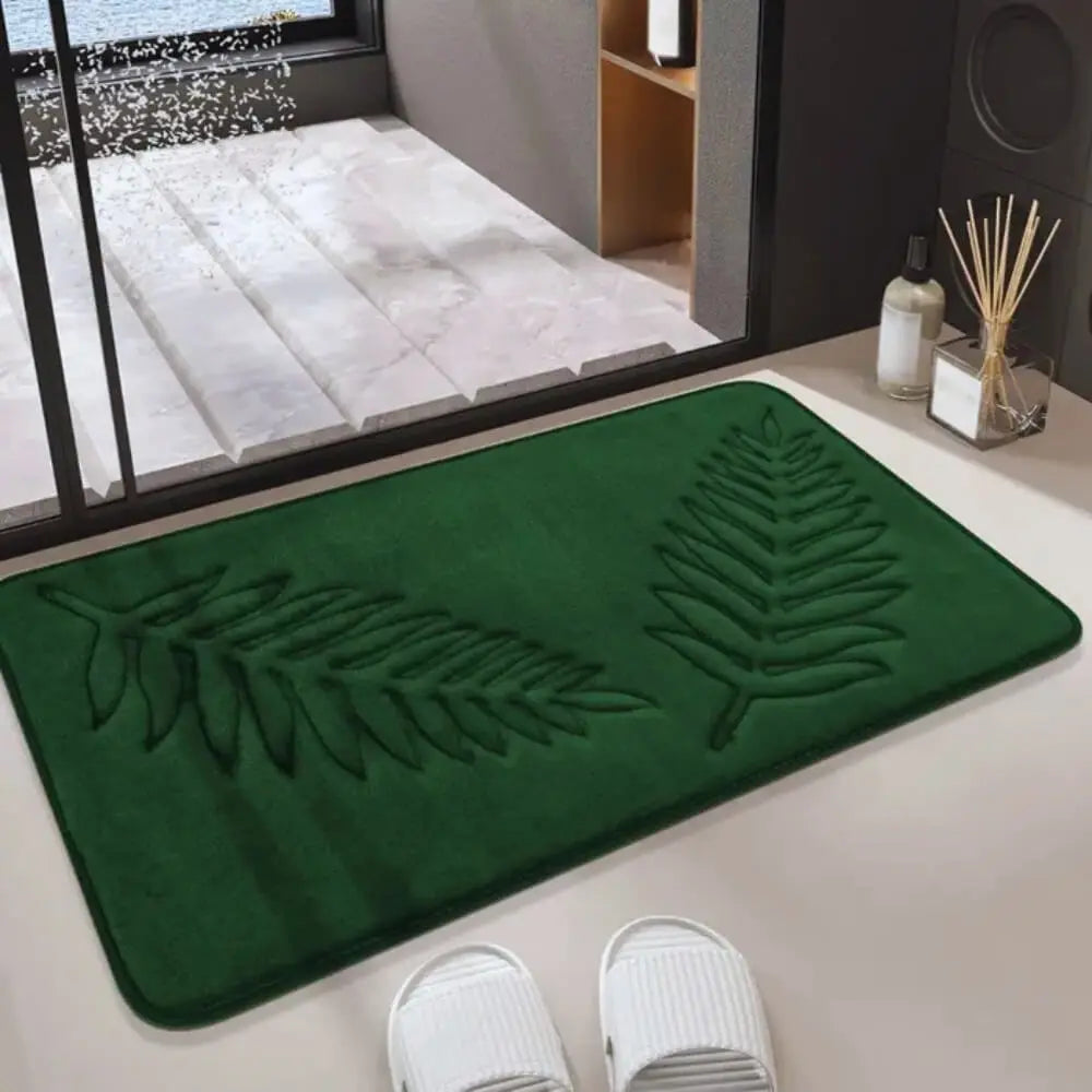 Veloura Leaf Comfort Bath Mat Set • Plush & Absorbent - TARHUS