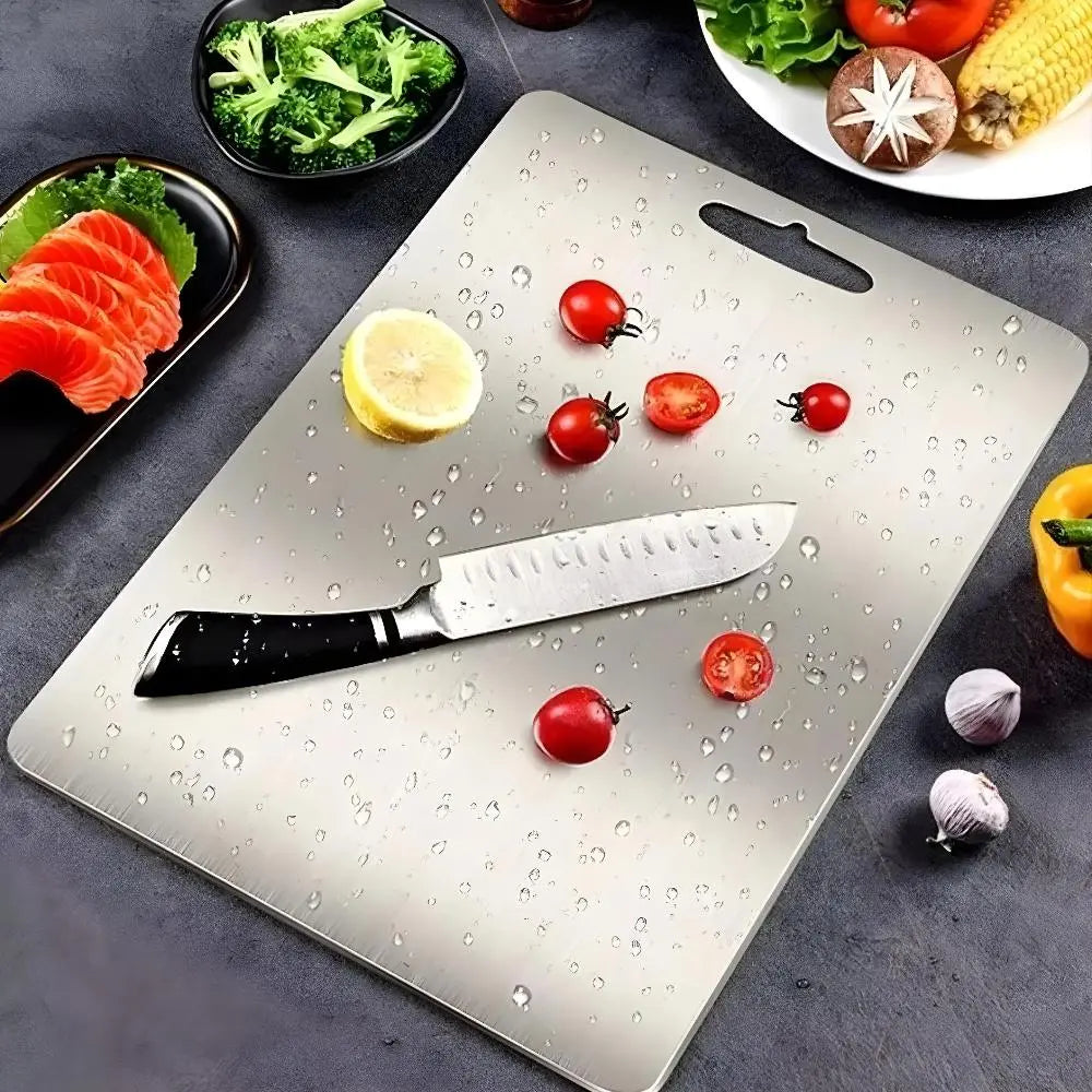 Stainless Steel Cutting Board | Hygienic Food Prep – SUS304 Grade TARHUS Kitchen Accessories