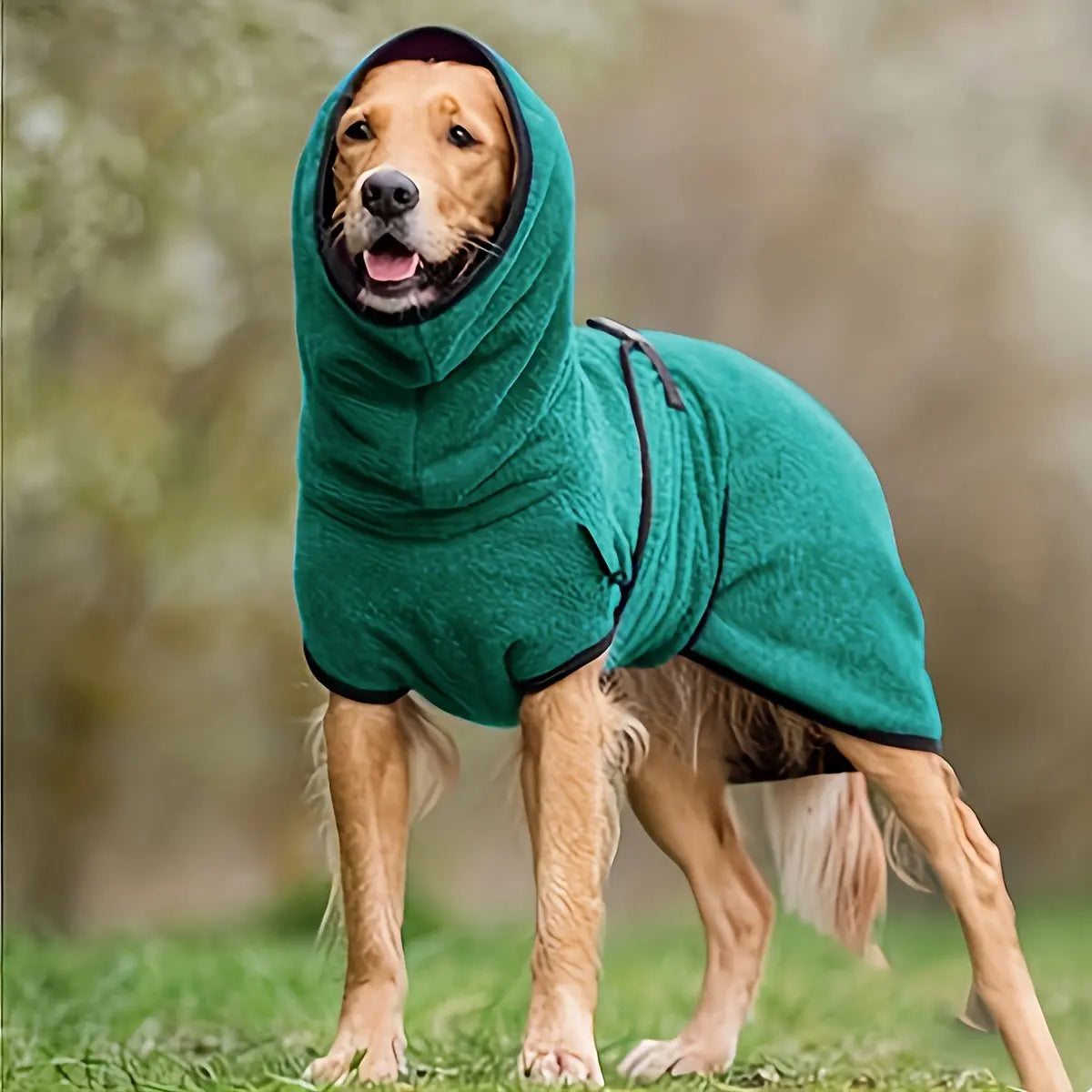 Fleece-Lined Dog Jacket Hoodie – Warm Winter Pet Jumper - TARHUS