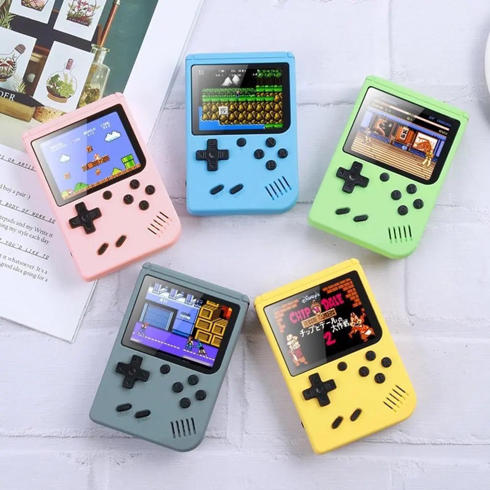Retro Handheld Game Console – Portable Gaming Device with 400+ Classic Games | Rechargeable & Travel-Friendly - TARHUS