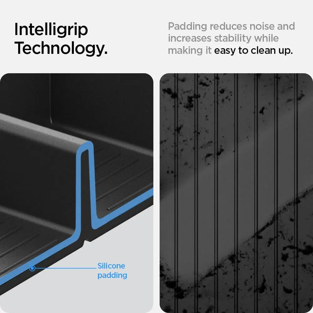 Spigen One-Tap Hidden Storage Box – Carbon Edition Console Organizer for Tesla Model Y (2025/2026 Juniper) & Model 3 (2024/2025 Highland) - TARHUS