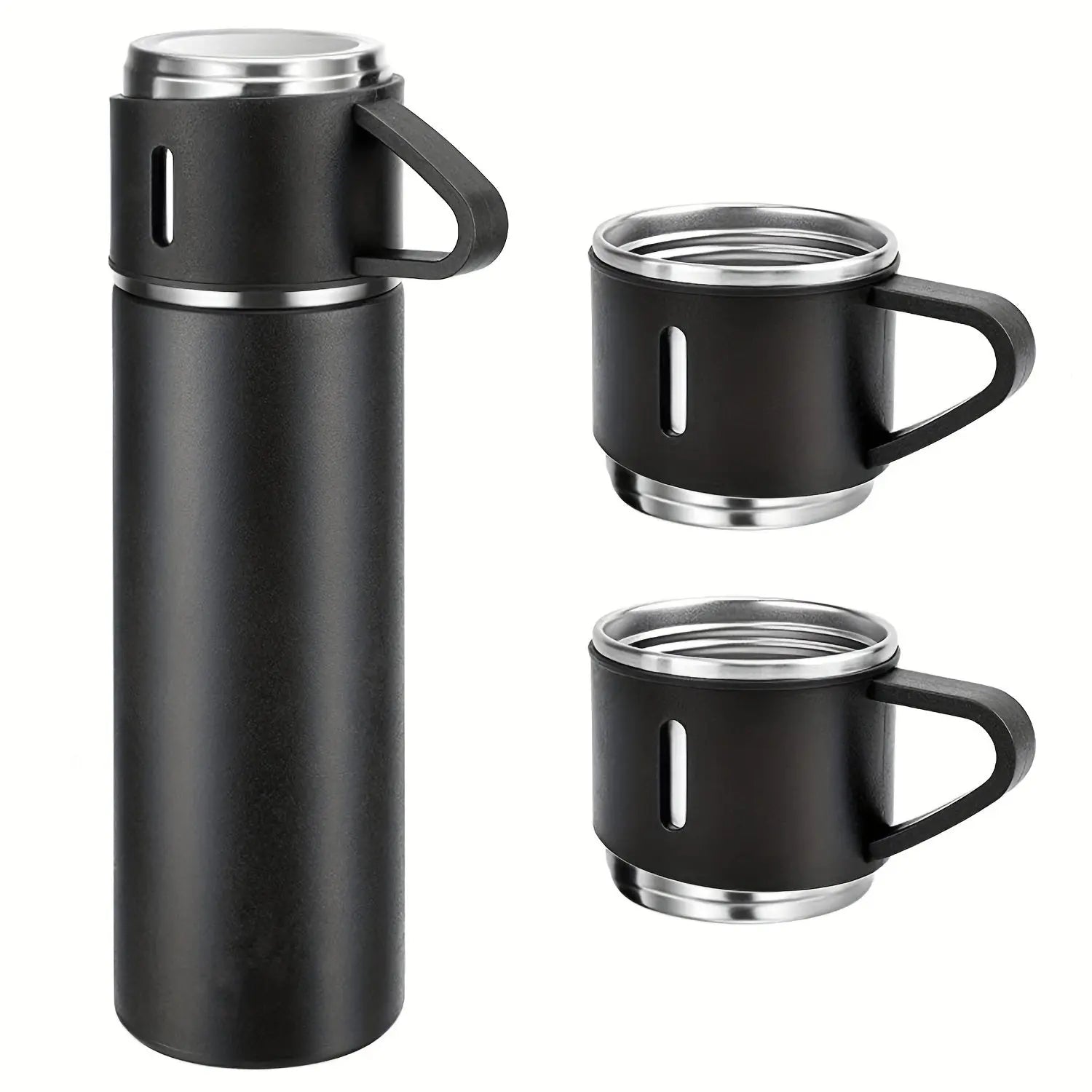 BrewMate | 500ml Stainless Steel Thermal Mug – Vacuum Insulated with Cup TARHUS Kitchen Accessories