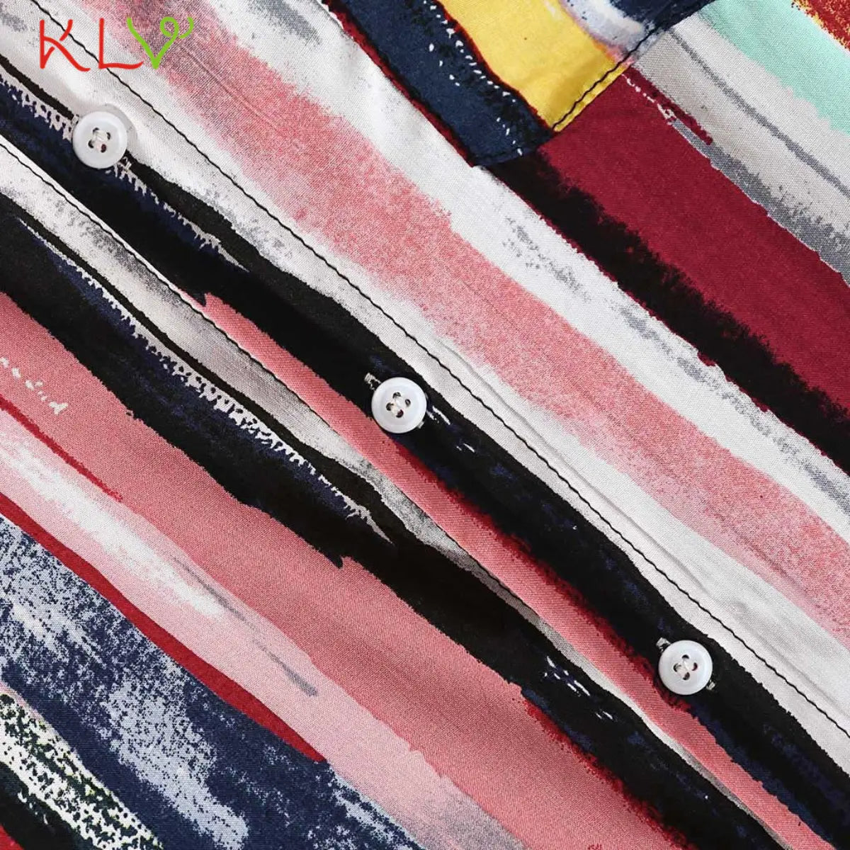 Heel | Abstract Artisanal Print Shirt - TARHUS