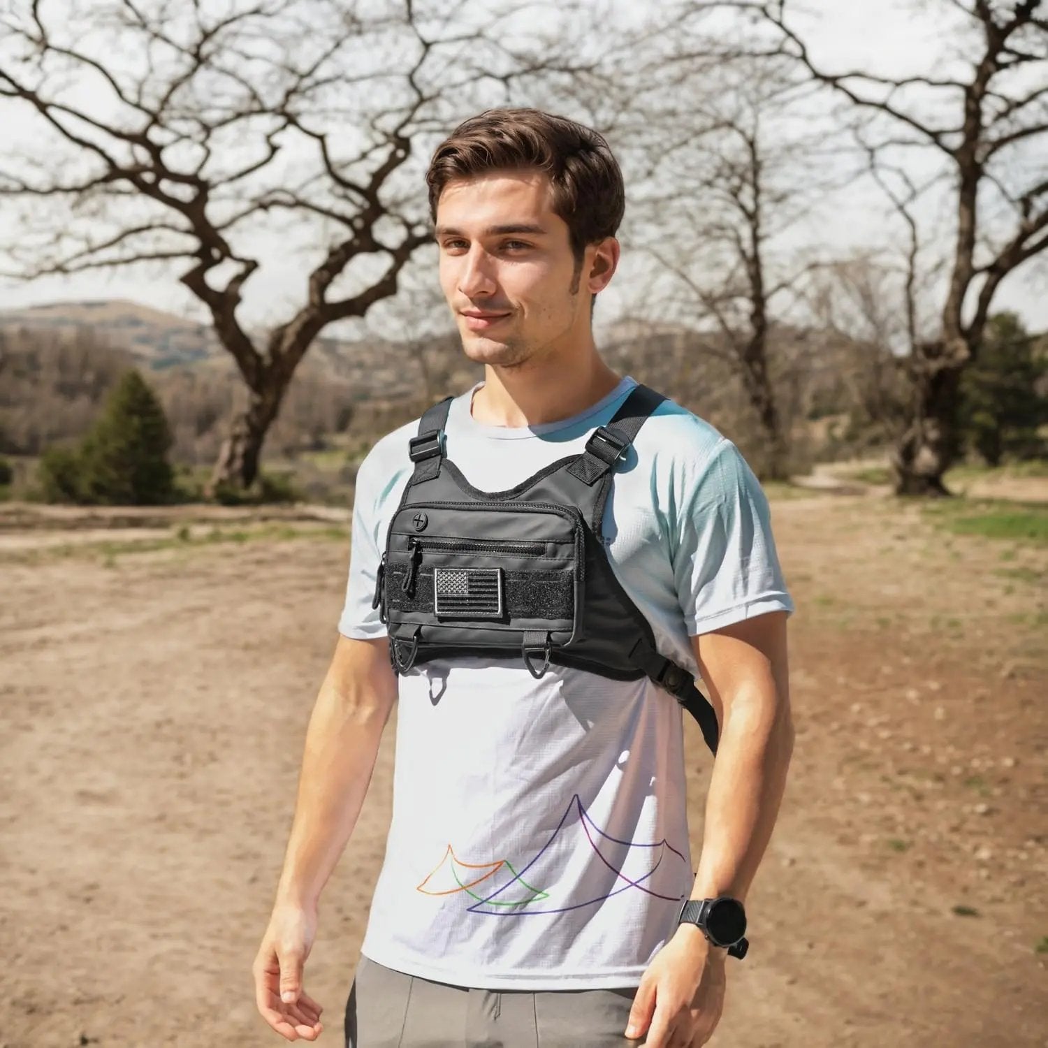 Tactical Fitness Chest Bag - TARHUS