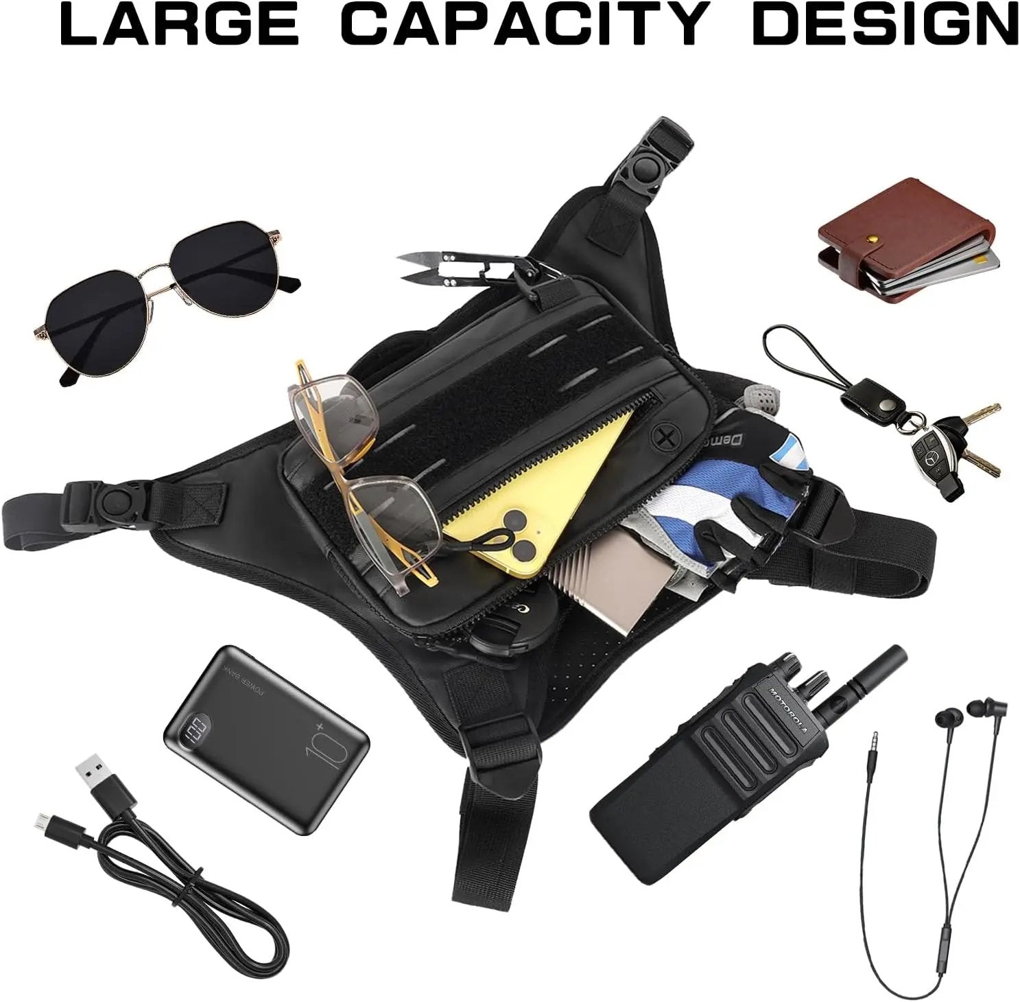 Tactical Fitness Chest Bag - TARHUS