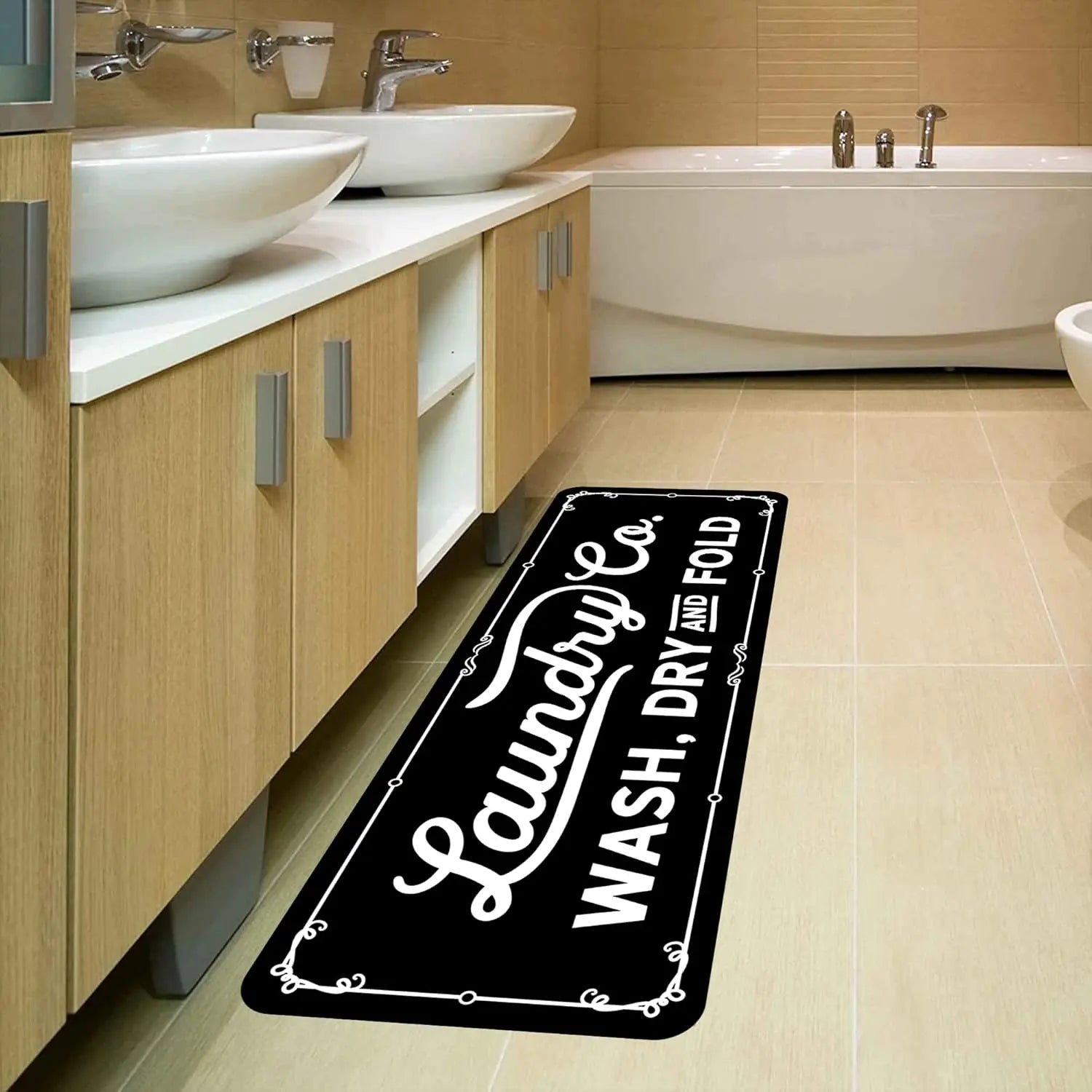 Washable Bathroom Rug • Cozy & Durable - TARHUS