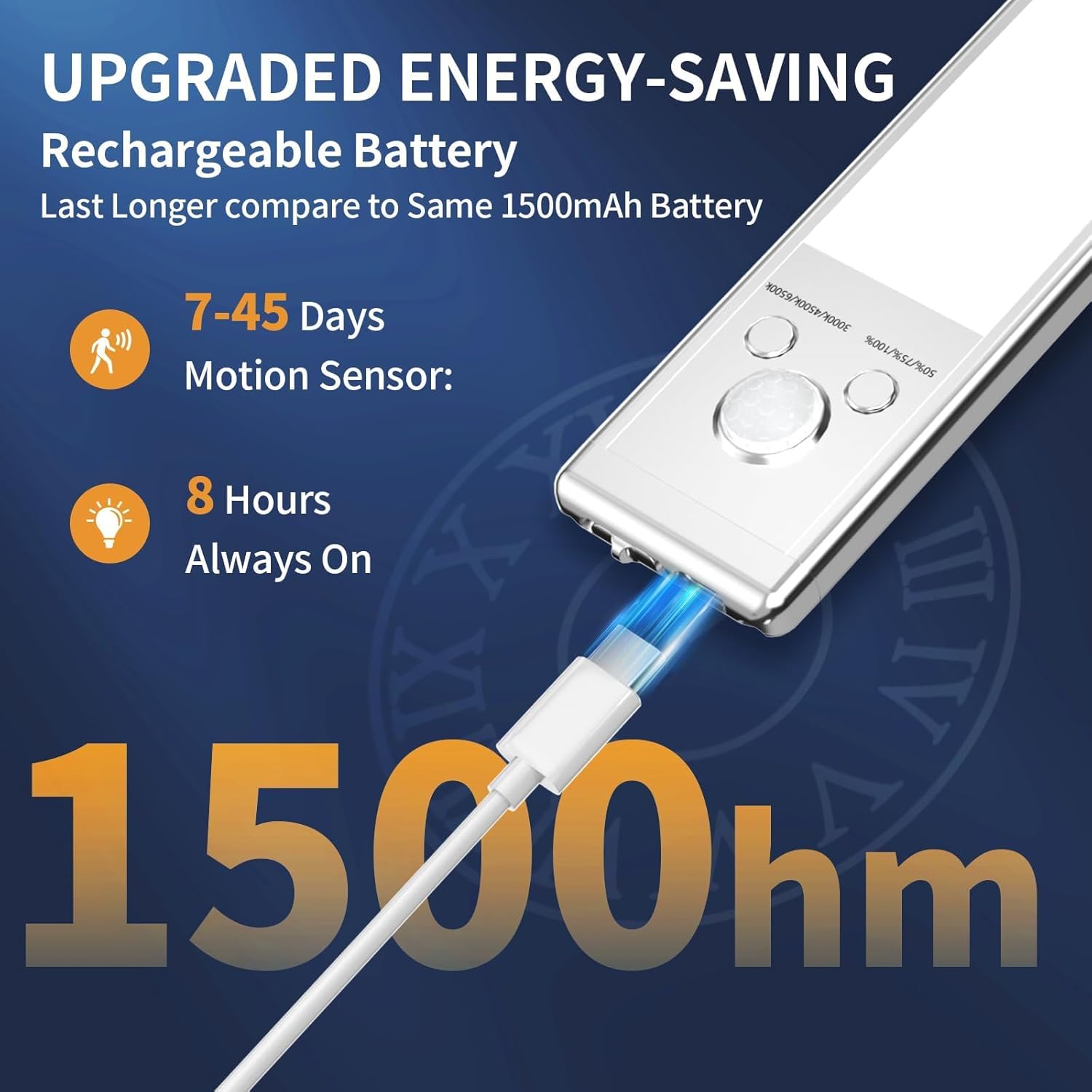 Motion Sensor Light Bar – Rechargeable & Smart Illumination | Glowvy TARHUS Electronics & Lights