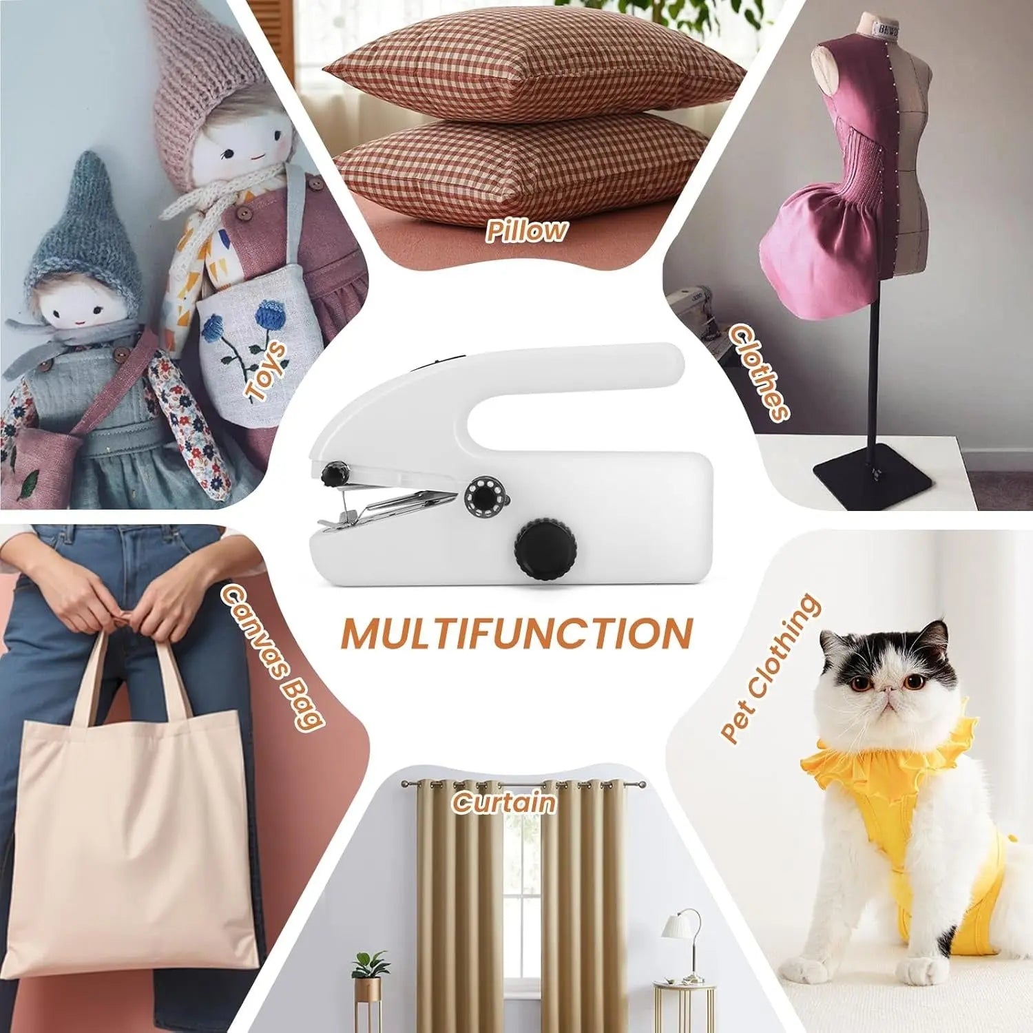 Mini Handheld Sewing Machine – Electric & Easy to Use - TARHUS