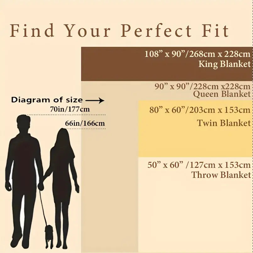 Super-Soft Plush Flannel Fleece Throw Blanket - TARHUS