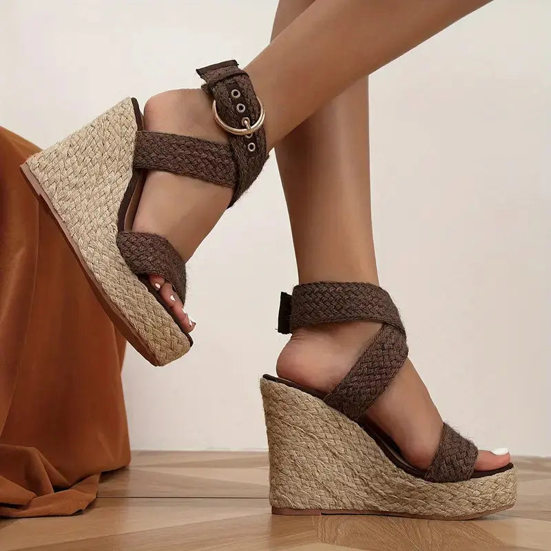 Amalfi | Rope Wedge Sandals - Women's Espadrille Sandals TARHUS Women's Shoes
