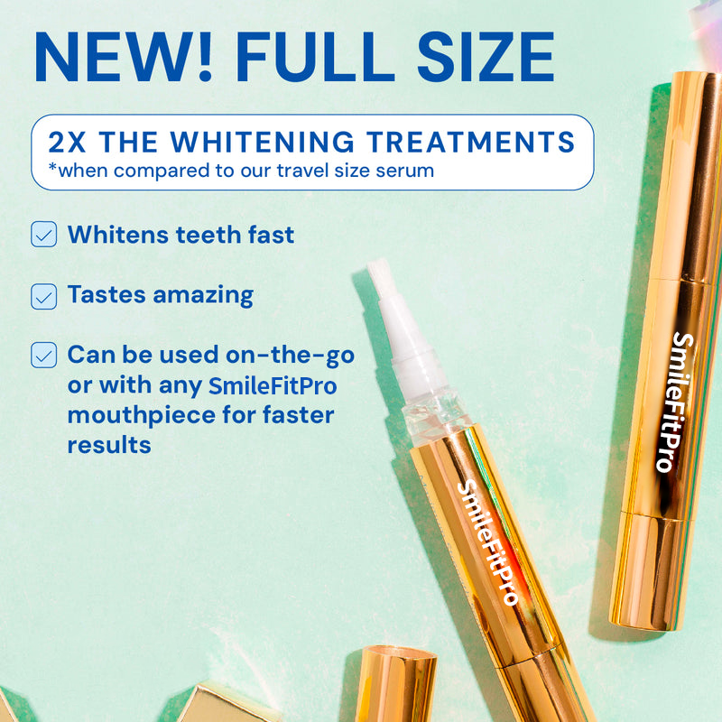 Extra-Strength Teeth Whitening Serum Pen + Dual-Peroxide Formula & Xylitol TARHUS