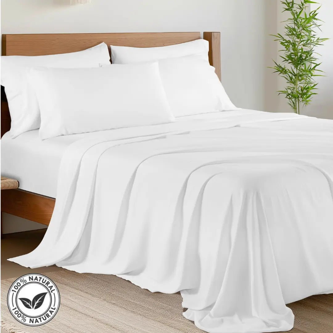 Premium Bamboo Cooling Sheets – Ultra Soft Breathable Bed Sheets - TARHUS