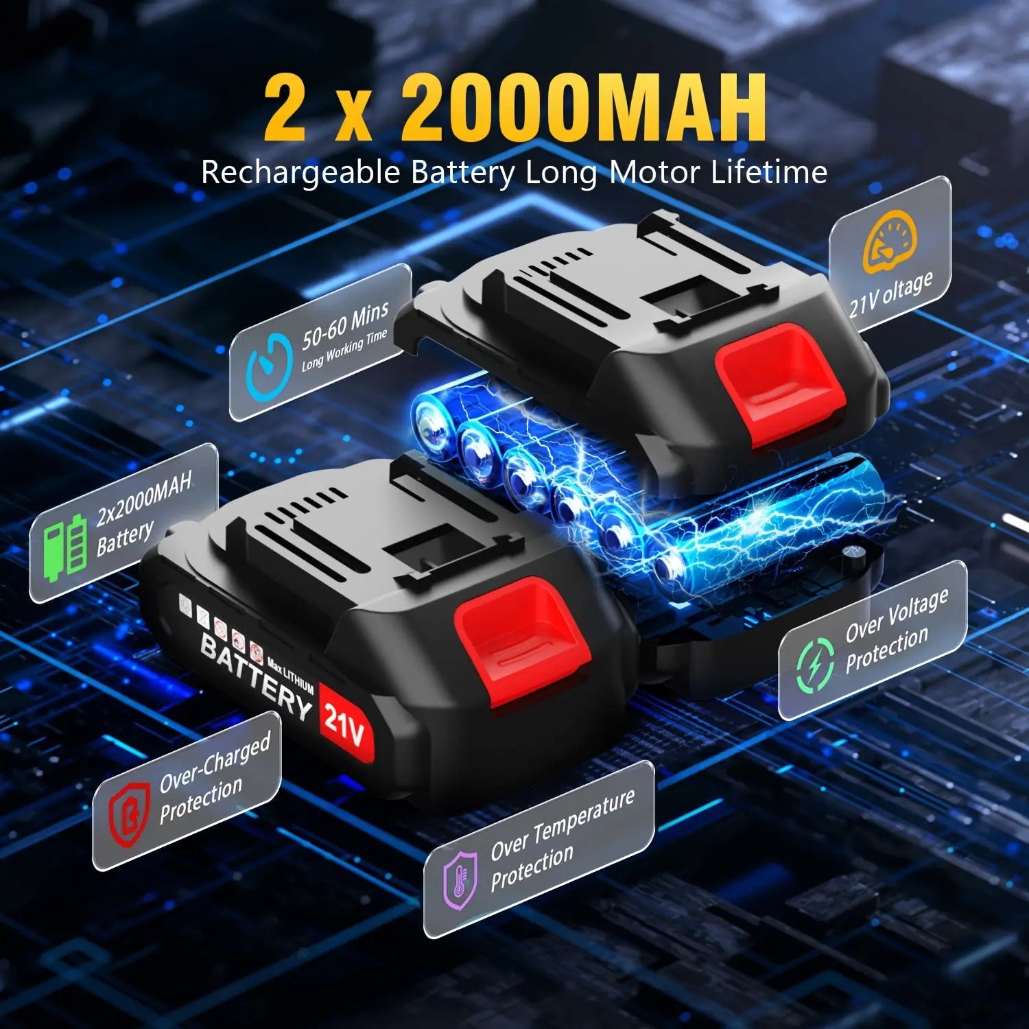Handheld Portable Electric Chainsaw - TARHUS