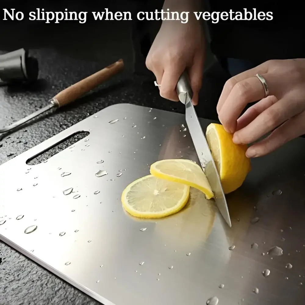 Stainless Steel Cutting Board | Hygienic Food Prep – SUS304 Grade TARHUS Kitchen Accessories