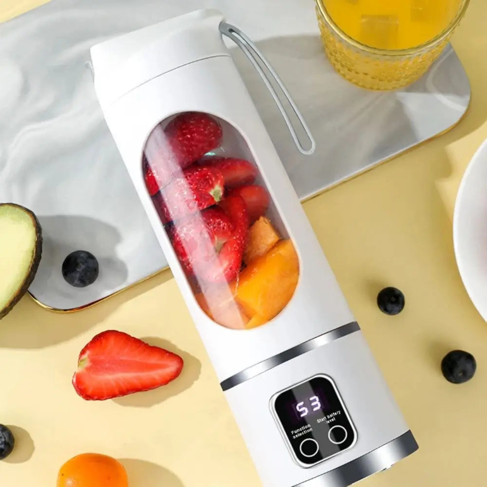 Portable Smoothie Blender – Compact USB Rechargeable Juicer for Fresh Fruit, Travel-Friendly - TARHUS