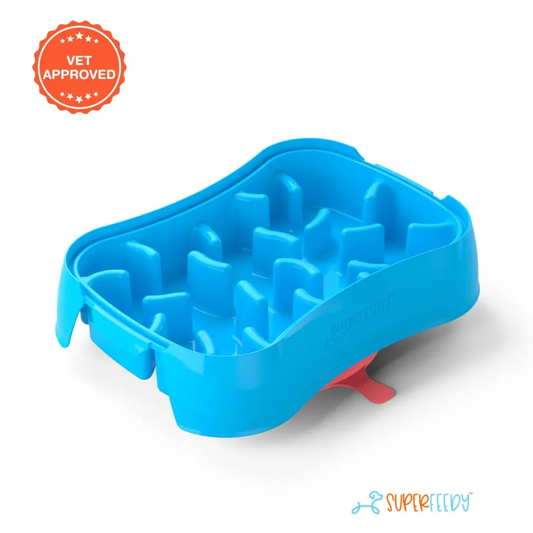 Slow Feeder Dog Bowl with Lick Mat – 4-in-1 Anti-Choke & Interactive Pet Feeder - TARHUS