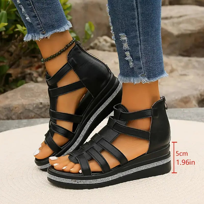 Capri | Orthopedic Gladiator Sandals – Comfortable Summer Sandals with Arch Support TARHUS Women's Shoes