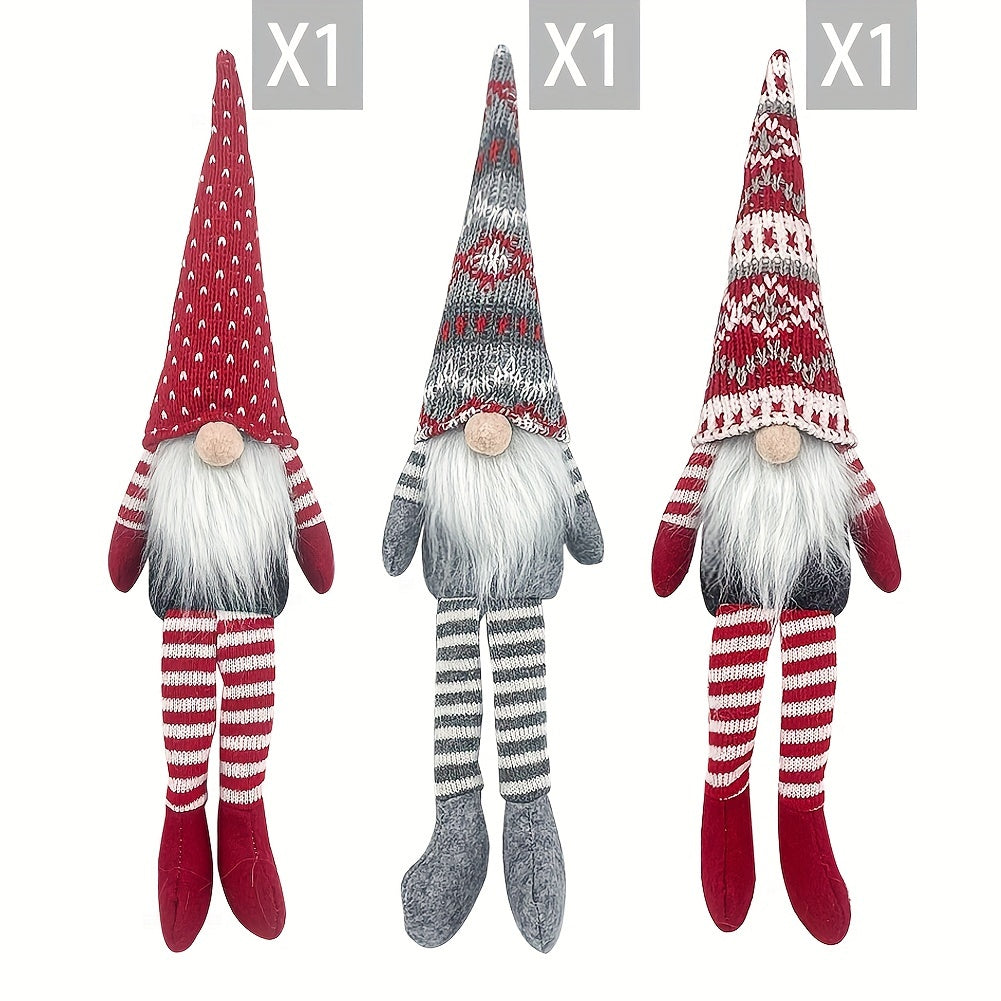 Festive Christmas Gnome Decoration – Whimsical Holiday Dwarfs for Cozy Winter Charm TARHUS Christmas