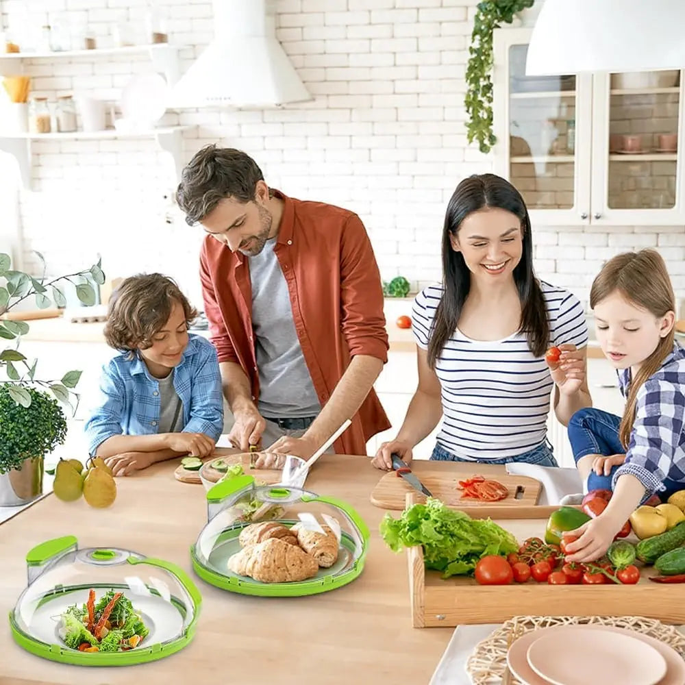 SteamGuard | Microwave Food Cover with Built-In Steamer & Splatter Shield TARHUS Kitchen Accessories