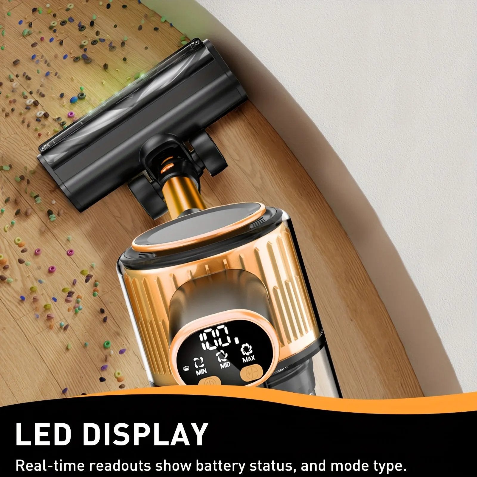 8-in-1 Lightweight Cordless Vacuum Cleaner - TARHUS