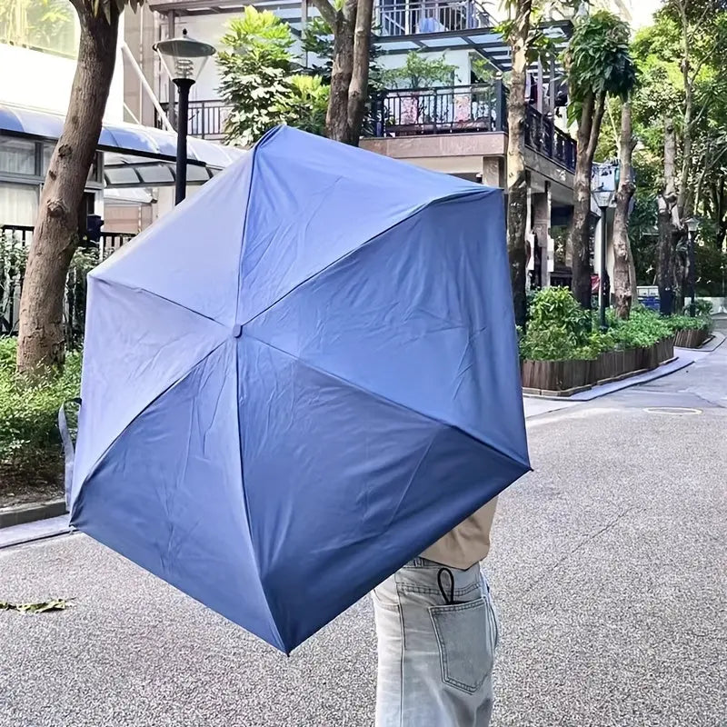 Mini Pocket Umbrella – Six-Fold, UV Protection | Lightweight & Portable - TARHUS