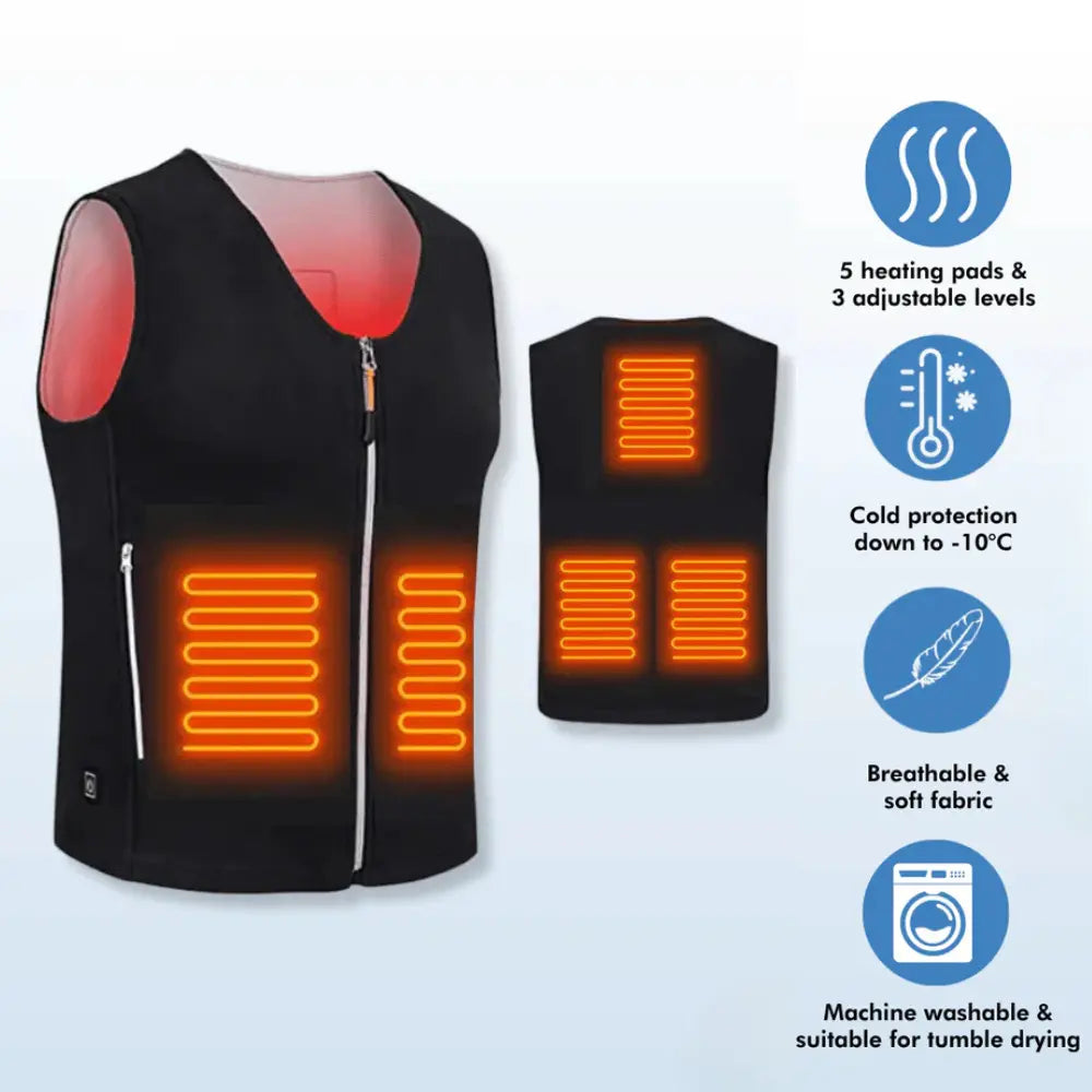 ThermoFlex Heated Gilet - Electric heat jacket - TARHUS