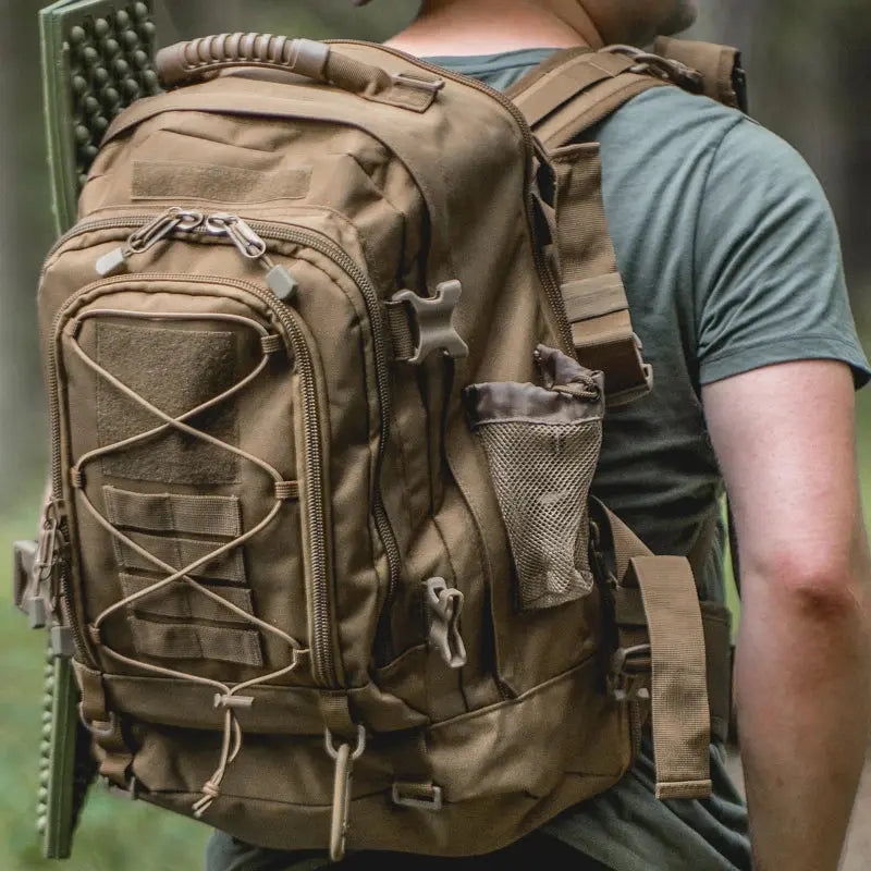 55L Military Tactical Backpack – Water-Resistant for Hiking & Camping TARHUS Sports & Entertainment