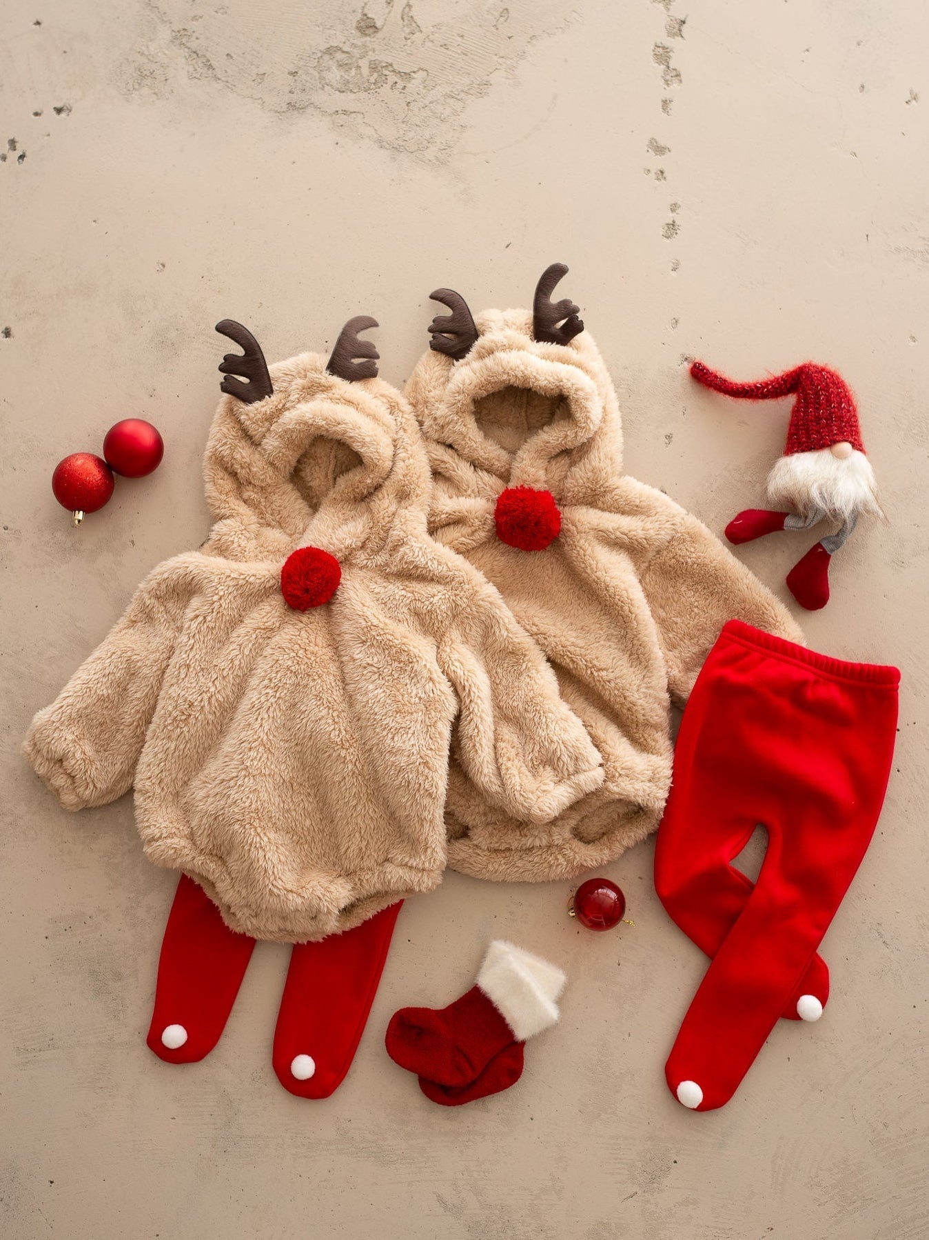 Baby Rudolph | Plush Christmas Romper – Cozy, Adorable & Festive TARHUS Christmas