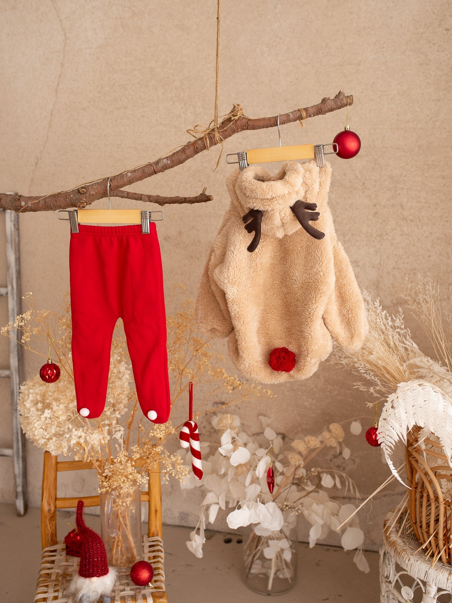 Baby Rudolph | Plush Christmas Romper – Cozy, Adorable & Festive TARHUS Christmas