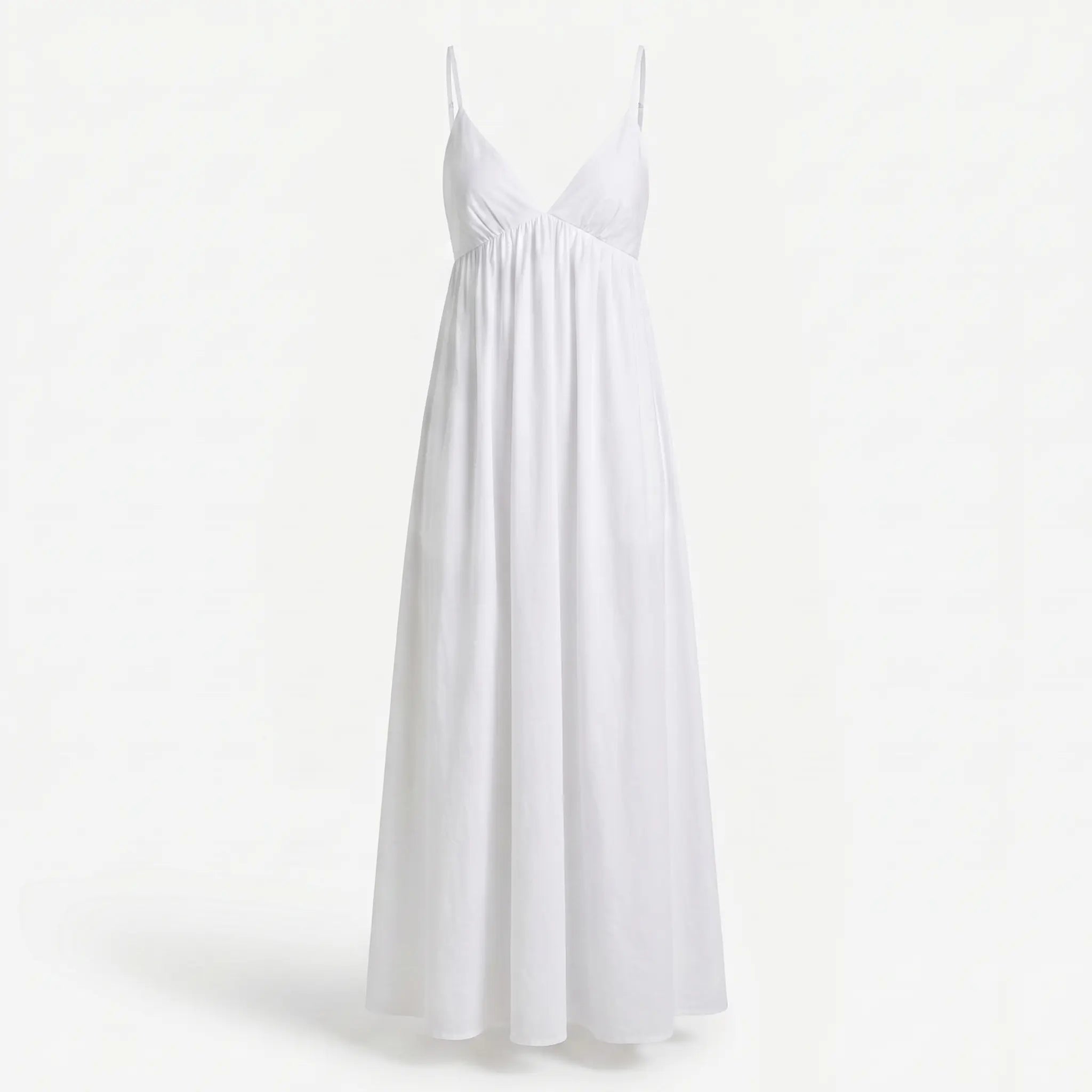 Butter Yellow Summer Cotton Maxi Dress for Women TARHUS SS - Womens - Maxi Dress