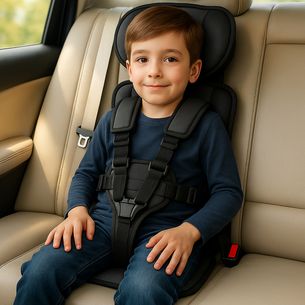 Ultra-Compact Travel Car Seat - Portable Toddler Booster with Enhanced Safety TARHUS Child Car Seat