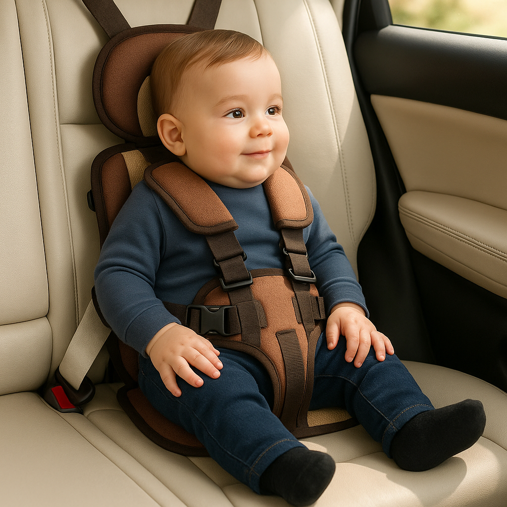 Ultra-Compact Travel Car Seat - Portable Toddler Booster with Enhanced Safety TARHUS Child Car Seat