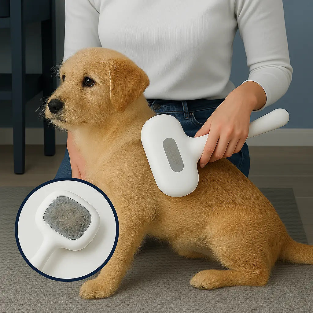 Ergonomic Pet Grooming Brush for Dogs & Cats - TARHUS