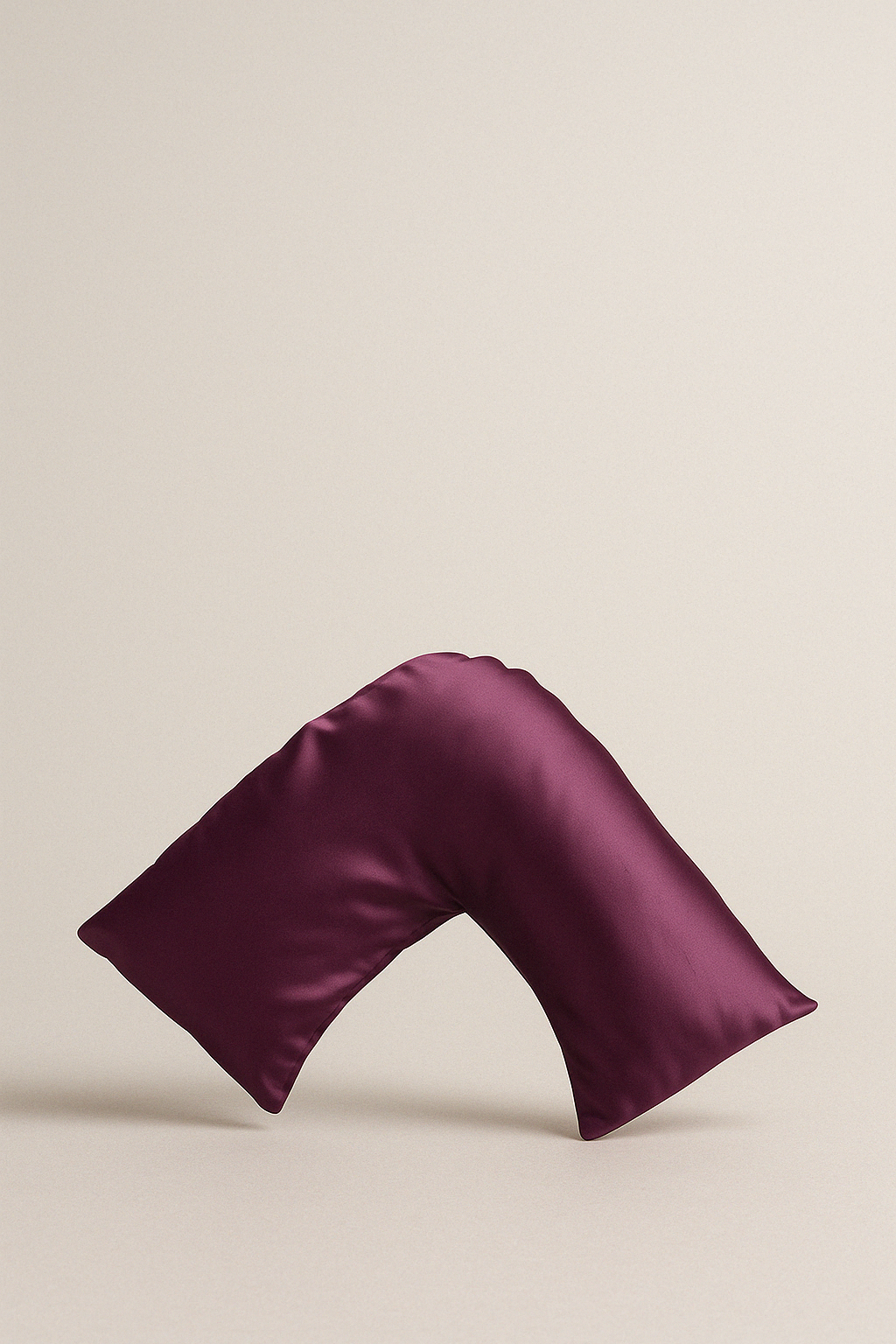 Silk-Filled Boomerang Pillow - Ergonomic Luxury Sleep Pillow TARHUS silk filled boomerang pillow