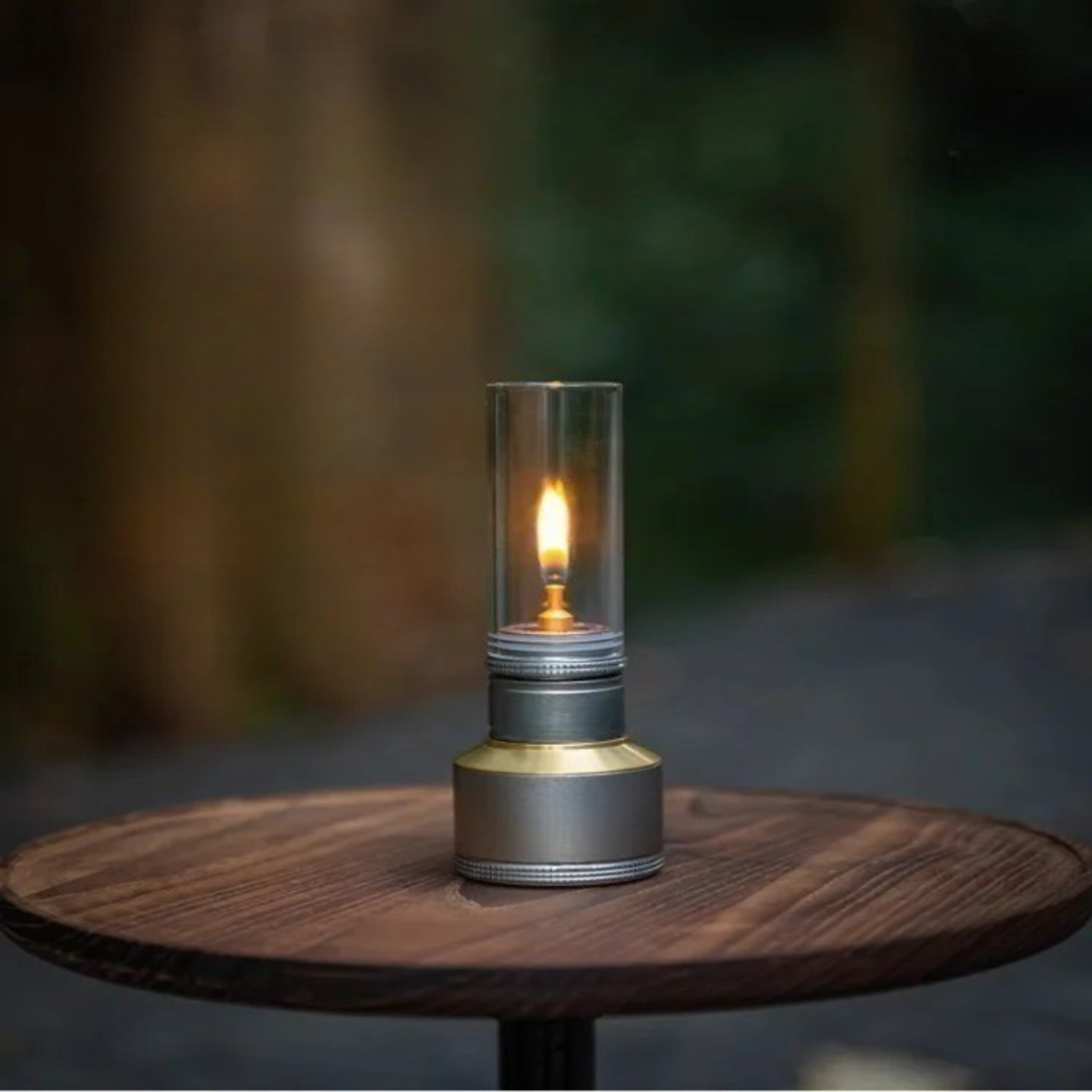 Mountain Peak | Campsite Lamp – Portable Butane Camping Lantern with Durable Alloy Build TARHUS Lamps